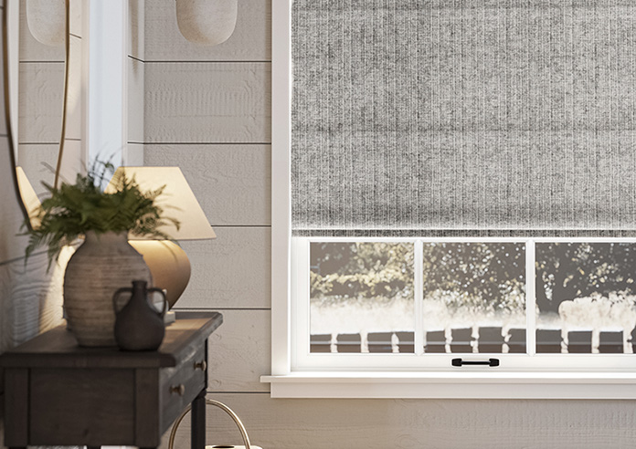 Teine, Satellite Grey - Motorised Roman Blind - Image 5